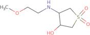 4-[(2-Methoxyethyl)amino]tetrahydrothiophene-3-ol 1,1-dioxide