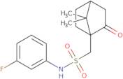 1-((((3-fluorophenyl)amino)sulfonyl)methyl)-7,7-dimethylbicyclo[2.2.1]heptan-2-one