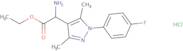 Ethyl 2-amino-2-[1-(4-fluorophenyl)-3,5-dimethyl-1H-pyrazol-4-yl]acetate hydrochloride