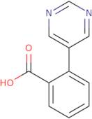 2-(Pyrimidin-5-yl)benzoic acid