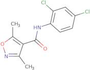 N-(2,4-Dichlorophenyl)-3,5-dimethyl-1,2-oxazole-4-carboxamide