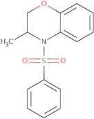 4-(Benzenesulfonyl)-3-methyl-3,4-dihydro-2H-1,4-benzoxazine