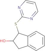 1-(Pyrimidin-2-ylsulfanyl)-2,3-dihydro-1H-inden-2-ol