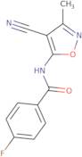 N-(4-Cyano-3-methyl-5-isoxazolyl)-4-fluorobenzenecarboxamide