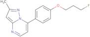 7-[4-(3-Fluoropropoxy)phenyl]-2-methylpyrazolo[1,5-a]pyrimidine