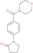 1-[4-(Morpholine-4-carbonyl)phenyl]pyrrolidin-2-one