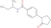 N-(Butan-2-yl)-4-(2-oxopyrrolidin-1-yl)benzamide