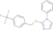 1-Phenyl-2-[[4-(trifluoromethyl)phenyl]methylthio]imidazole