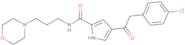 4-[2-(4-Chlorophenyl)acetyl]-N-(3-morpholinopropyl)-1H-pyrrole-2-carboxamide