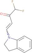 (3Z)-4-(2,3-Dihydro-1H-indol-1-yl)-1,1-difluorobut-3-en-2-one