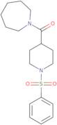 1-Azepanyl[1-(phenylsulfonyl)-4-piperidinyl]methanone