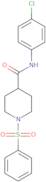 N-(4-Chlorophenyl)-1-(phenylsulfonyl)-4-piperidinecarboxamide