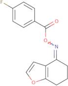 (6,7-Dihydro-5H-1-benzofuran-4-ylideneamino) 4-fluorobenzoate