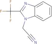 [2-(Trifluoromethyl)-1H-benzimidazol-1-yl]acetonitrile