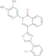 4-[3-(2-Chlorophenyl)-1,2,4-oxadiazol-5-yl]-2-(3,4-dimethylphenyl)phthalazin-1(2H)-one