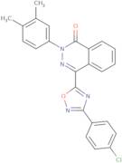 4-[3-(4-Chlorophenyl)-1,2,4-oxadiazol-5-yl]-2-(3,4-dimethylphenyl)phthalazin-1(2H)-one
