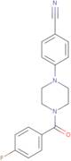 4-[4-(4-Fluorobenzoyl)piperazin-1-yl]benzonitrile