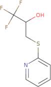 1,1,1-Trifluoro-3-(pyridin-2-ylsulfanyl)propan-2-ol