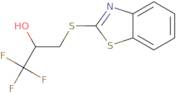 3-(1,3-Benzothiazol-2-ylsulfanyl)-1,1,1-trifluoro-2-propanol