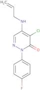 4-Chloro-2-(4-fluorophenyl)-5-[(prop-2-en-1-yl)amino]-2,3-dihydropyridazin-3-one