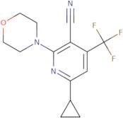 6-Cyclopropyl-2-morpholino-4-(trifluoromethyl)nicotinonitrile