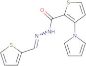 3-(1H-Pyrrol-1-yl)-N'-[(Z)-2-thienylmethylidene]-2-thiophenecarbohydrazide