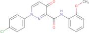 1-(4-Chlorophenyl)-N-(2-methoxyphenyl)-4-oxo-1,4-dihydro-3-pyridazinecarboxamide