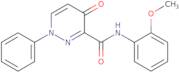 N-(2-Methoxyphenyl)-4-oxo-1-phenyl-1,4-dihydropyridazine-3-carboxamide