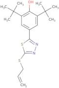 4-[5-(Allylsulfanyl)-1,3,4-thiadiazol-2-yl]-2,6-di(tert-butyl)benzenol