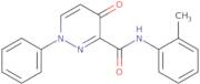 N-(2-Methylphenyl)-4-oxo-1-phenyl-1,4-dihydropyridazine-3-carboxamide