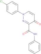 1-(4-Chlorophenyl)-4-oxo-N-phenyl-1,4-dihydropyridazine-3-carboxamide