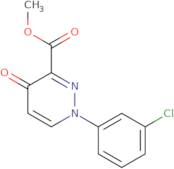 Methyl 1-(3-chlorophenyl)-4-oxo-1,4-dihydropyridazine-3-carboxylate