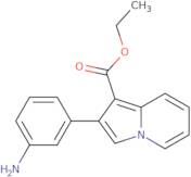 Ethyl 2-(3-aminophenyl)indolizine-1-carboxylate