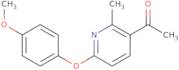 1-[6-(4-Methoxyphenoxy)-2-methylpyridin-3-yl]ethan-1-one