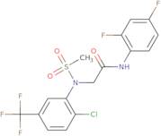 2-{N-[2-Chloro-5-(trifluoromethyl)phenyl]methanesulfonamido}-N-(2,4-difluorophenyl)acetamide