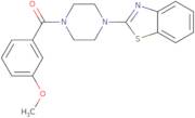 2-[4-(3-Methoxybenzoyl)piperazin-1-yl]-1,3-benzothiazole