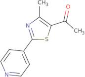 1-(4-Methyl-2-pyridin-4-yl-1,3-thiazol-5-yl)ethanone