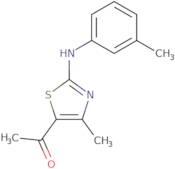 1-[4-Methyl-2-(3-toluidino)-1,3-thiazol-5-yl]-1-ethanone