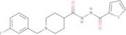 N'-{[1-(3-Fluorobenzyl)-4-piperidinyl]carbonyl}-2-thiophenecarbohydrazide