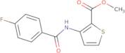 Methyl 3-[(4-fluorobenzoyl)amino]-2-thiophenecarboxylate