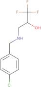 3-[(4-Chlorobenzyl)amino]-1,1,1-trifluoropropan-2-ol