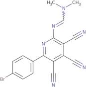 N'-[6-(4-Bromophenyl)-3,4,5-tricyano-2-pyridinyl]-N,N-dimethyliminoformamide