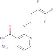 2-[(3,4,4-Trifluorobut-3-en-1-yl)thio]nicotinohydrazide