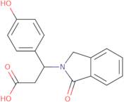 3-(4-Hydroxyphenyl)-3-(1-oxo-1,3-dihydro-2H-isoindol-2-yl)propanoic acid