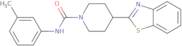 4-(1,3-Benzothiazol-2-yl)-N-(3-methylphenyl)tetrahydro-1(2H)-pyridinecarboxamide