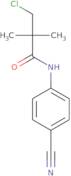 3-Chloro-N-(4-cyanophenyl)-2,2-dimethylpropanamide