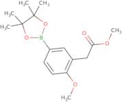 Methyl 2-[2-methoxy-5-(4,4,5,5-tetramethyl-1,3,2-dioxaborolan-2-yl)phenyl]acetate