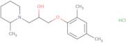 1-(2,4-Dimethylphenoxy)-3-(2-methylpiperidin-1-yl)propan-2-ol hydrochloride