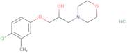 1-(4-Chloro-3-methylphenoxy)-3-morpholin-4-ylpropan-2-ol hydrochloride