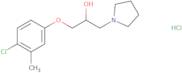 1-(4-Chloro-3-methylphenoxy)-3-(pyrrolidin-1-yl)propan-2-ol hydrochloride